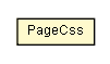 Package class diagram package PageCss