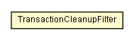 Package class diagram package TransactionCleanupFilter