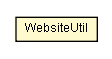 Package class diagram package WebsiteUtil