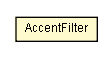 Package class diagram package AccentFilter