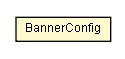 Package class diagram package BannerConfig