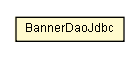 Package class diagram package BannerDaoJdbc