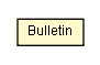 Package class diagram package Bulletin