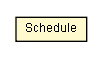 Package class diagram package Schedule