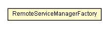 Package class diagram package RemoteServiceManagerFactory